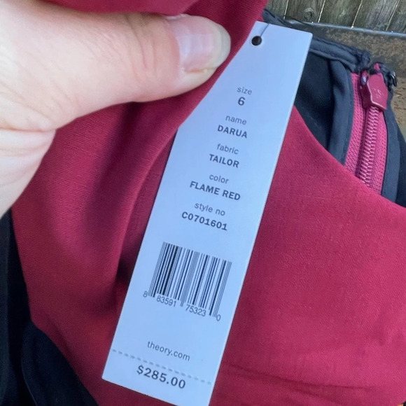 NWT THEORY DARUA COLOR BLOCK DRESS - Picture 5 of 5